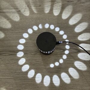 tzumi Spiral LED Wall Mount Light, Black - USB or AAA Battery Powered (8008)
